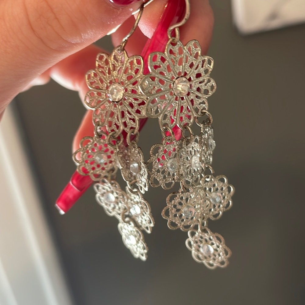 Flowers Dangle Earrings